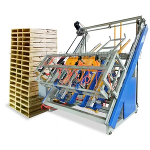 Euro Wooden Pallet Automatic Nailing Machine Assembly Pallet Nailing Machine