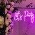 Import Event party supplies wedding birthday decoration lets party acrylic letters led light custom neon sign from China