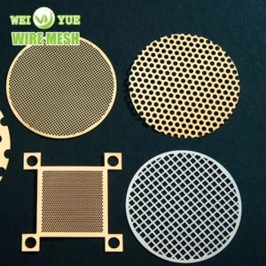 Factory Customized Chemical Etching Perforated Metal Mesh Speaker Grille