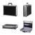 Import Factory customized fashion hard aluminum briefcase lock aluminum briefcase with foam from China
