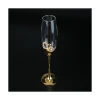 Factory direct high-end luxury family restaurant glass champagne flutes