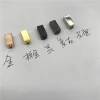 factory direct hot sale various colors 2mm hole metal spacer beads, 316L stainless steel square spacer beads custom logo