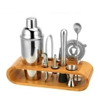 Factory Outlet Bartender 800ml Coated Boston Bar Bartender Tool Set with Shelf