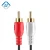 Import Factory price High Quality two male to two male audio jack line RCA gold plating connector AV audio and video cable from China