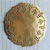 Factory price paper make silvery gold paper doilies for sale