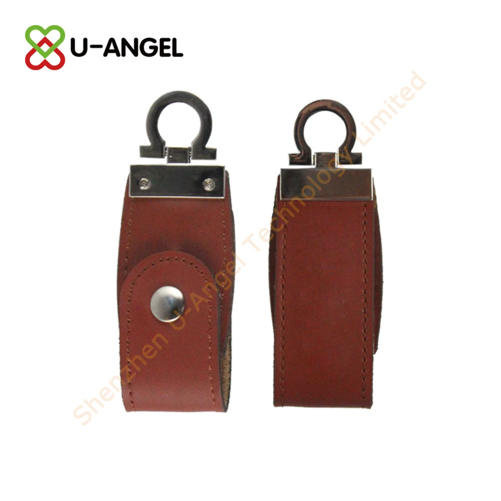 factory selling 8GB Mini leather case usb flash drive,key ring usb thumb drive