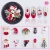 Import Factory Supply Christmas Alloy Nail Patch Snowflake Bell Christmas Series Nail Sticker Drill 3D Nail Art Christmas Decoration from China