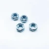 Factory supply White Blue white yellow zinc plated hex head nuts galvanized hex nut