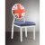Import Factory wholesale red metal hotel restaurant dining chair from China
