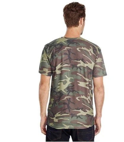 Factory wholesale t-shirts woodland camo tshirts digital camouflage cotton t shirt combat t shirt