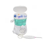 Family Using Dental Hygiene Water Flosser Oral Irrigation