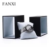 FANXI China Custom Logo Black Paper Storage Boxes Packaging With Drawer Bracelet Bangle Jewelry Watch Packing Box