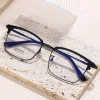 FANXUN15009  High quality TR eyebrow Circlip design Beta Titanium glasses Fashion trend business eyebrow frames