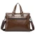Fashion adjustable strap handle documents shoulder leather briefcase men hot sale classic men laptop briefcase