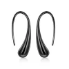 Fashion classic black thread drop earrings teardrop back earrings