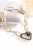Import Fashion hot sale popular love rainbow color bracelet necklace set copper micro inlaid zircon necklace versatile accessories from China