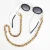 Import Fashion Leopard Print Acrylic Spliced Sunglasses Chain Personalized Resin and CCB Mixed Chain Facemask Glasses Lanyard from China
