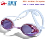 fashion new ecofriendly racing swim goggles manufacturer in China