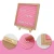 Import Felt letter board- Pink color 10*10 inch Changeable Letter Boards Include 340 White Plastic Letters and Oak Frame. from China