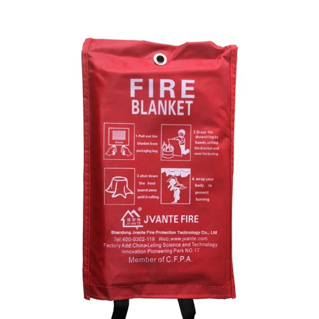 Fire fighting blanket fiberglass used for car hotel kitchen