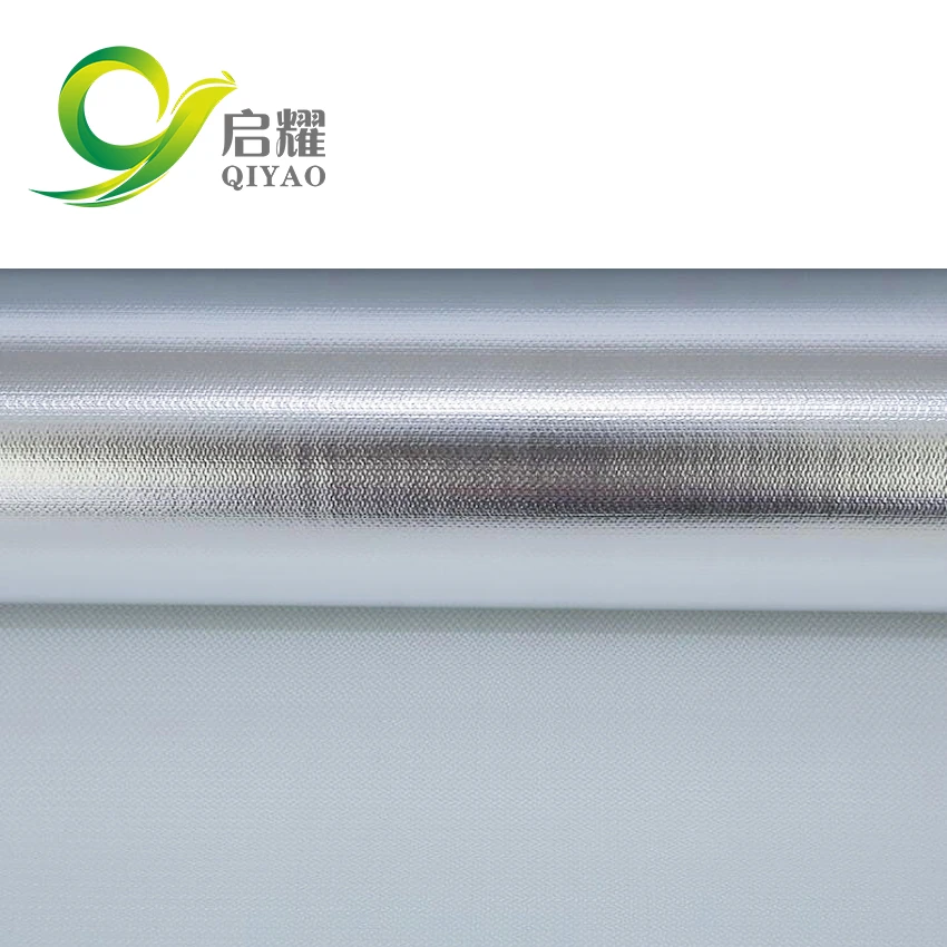 Fireproof and heat insulation reinforced glass fiber cloth aluminum foil