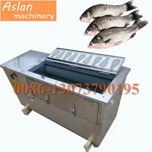 fish processing production line / food grade fish scaling machine