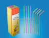Flexible bend drink straw making machine with counter