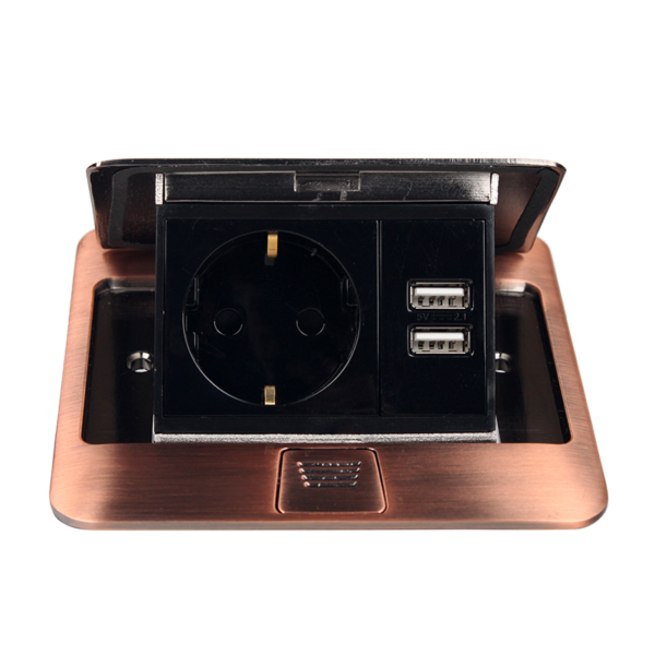 Inground Socket Buy Floor Socket With Grounding 16a + 2 Usb Outputs 2.1a Ip44 ...