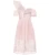 Import Floral mesh lace frill neckline wedding sheer hem midi dress from China