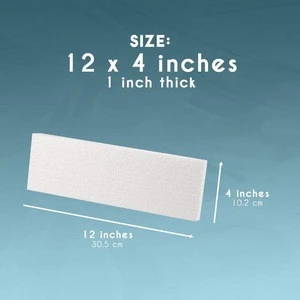Foam Boards Bulk 12 Pack White Polystyrene Foam Board for Arts and Craft Presentation School and Office Projects White