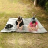 foldable aluminum foil waterproof camping rug soft picnic mat