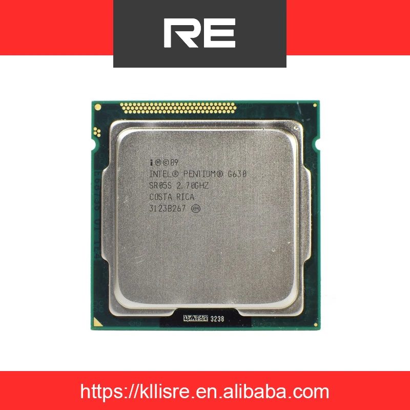 for intel Pentium G630 Dual-Core SR05S 2.7 GHz LGA 1155 CPU Processor