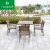 Import Foshan Furniture Outdoor Garden Chairs Plastic Wood Coffee Table Set from China