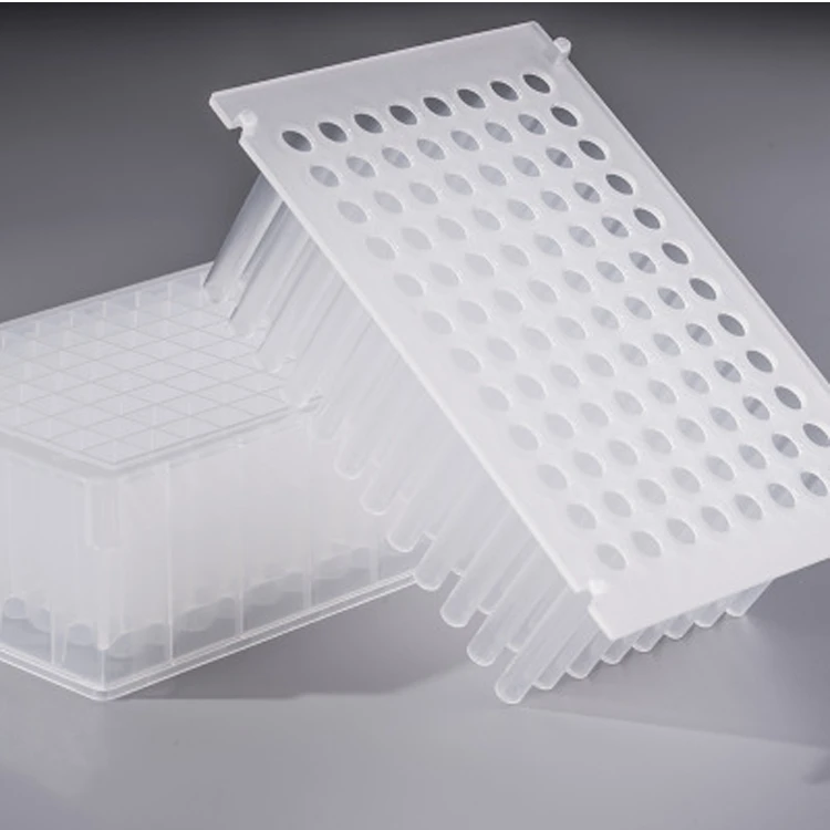 Free sample fast delivery round square hole U V bottom pp 96 transparent deep well plate for lab