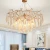 Import French style light luxury drop-shaped crystal chandelier can be customized villa decoration lighting from China