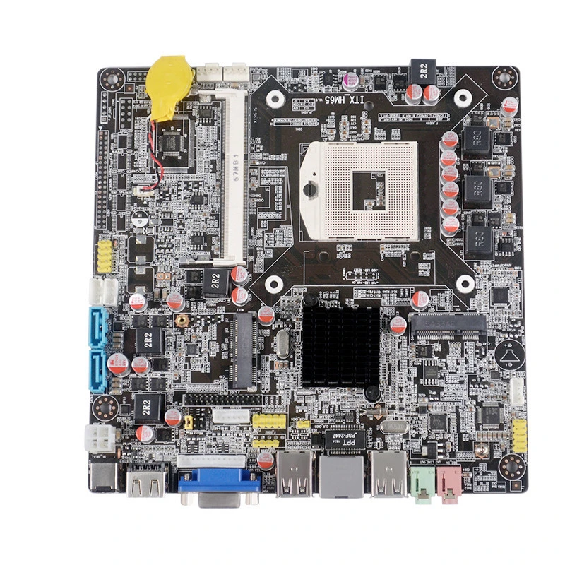 Gaming desktop motherboard HM65 PGA989 with i3/ i5/ i7 processor