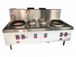 Gas Stove Burner Outdoor Steel Stainless Surface Commercial kitchen double-fried dual-temperature gas stove