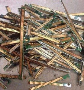 Gold fingers CPUs scrap