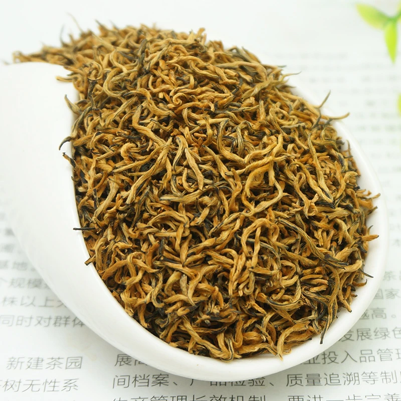 Golden bud tea Private label High Quality Organic Tea Jinjunmei Chinese Refined Black Tea