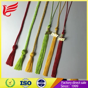 Good Design Beautiful tassel cord , NEW graduation honor tassel cords