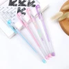 Gorgeous and fresh square pen body color candy color rainbow round ball neutral highlighter water chalk student stationery