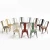 GS124  Maria outside restaurant  steel Metal Industrial  Cafe Bistro Dining tolix Chair