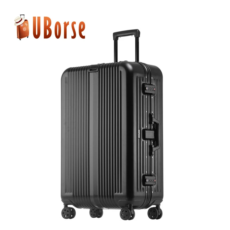 Guangzhou aluminum metal luggage /carry-on aluminum case/magnesium alloy suitcase