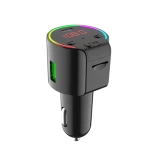 GXYKIT 2021 New Car FM Transmitter Handsfree Car MP3 Player with QC3.0 & Type-C port