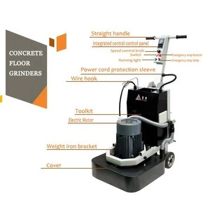 Hand held floor polishing machine Surface grinding machines concrete floor grinder with vacuum for sale