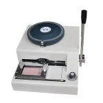 Hand Operate PVC ID Card Embosser and Indent Printer 2 in 1 Yiwu China