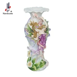 Handmade Decorative Victoria Style Resin Flower Vase