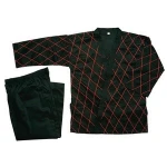 Hapkido Uniform Medium Weight Gi Martial Arts Uniform Black w/ RED Stitch