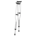 Health Care Supplies folding metal ultralight crutches colored, Walking Sticks