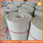 Heat resistant fireproof ceramic fiber cloth for furnace insulation